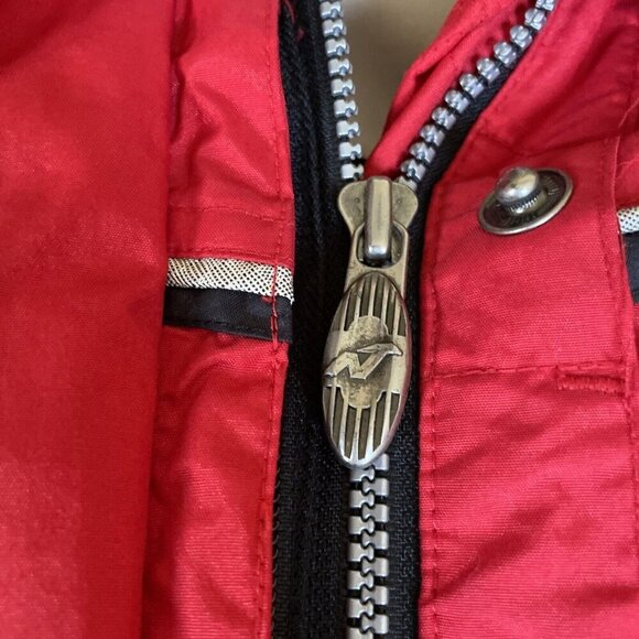 VTG Nordica Insulated Winter Ski Jacket Women's 12 Red Waterproof Thermolite - Picture 3 of 16